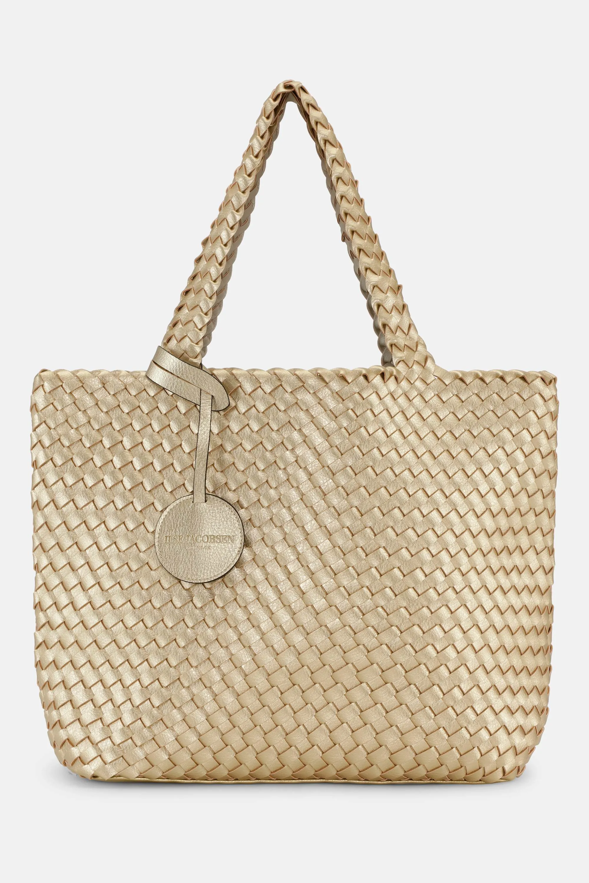 Tote Bag Braided - Platin Silver sold by Ilse Jacobsen product image thumbnail 3