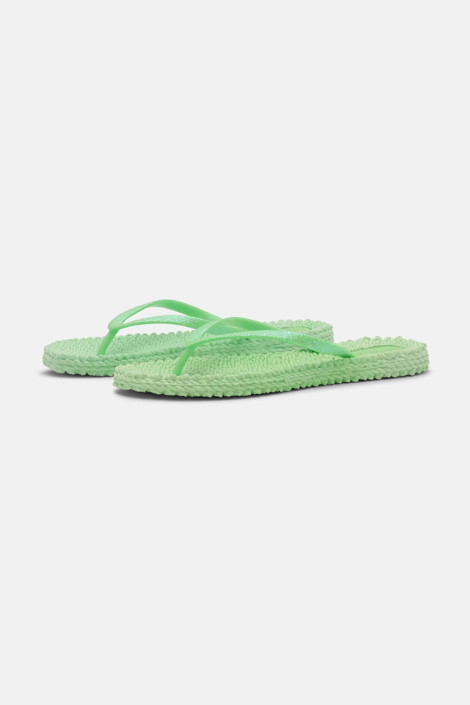 Flip-flops Glitter - Bright Green sold by Ilse Jacobsen