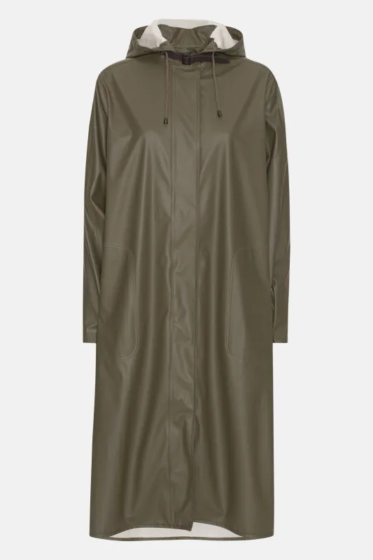 Long Light Raincoat - Army sold by Ilse Jacobsen