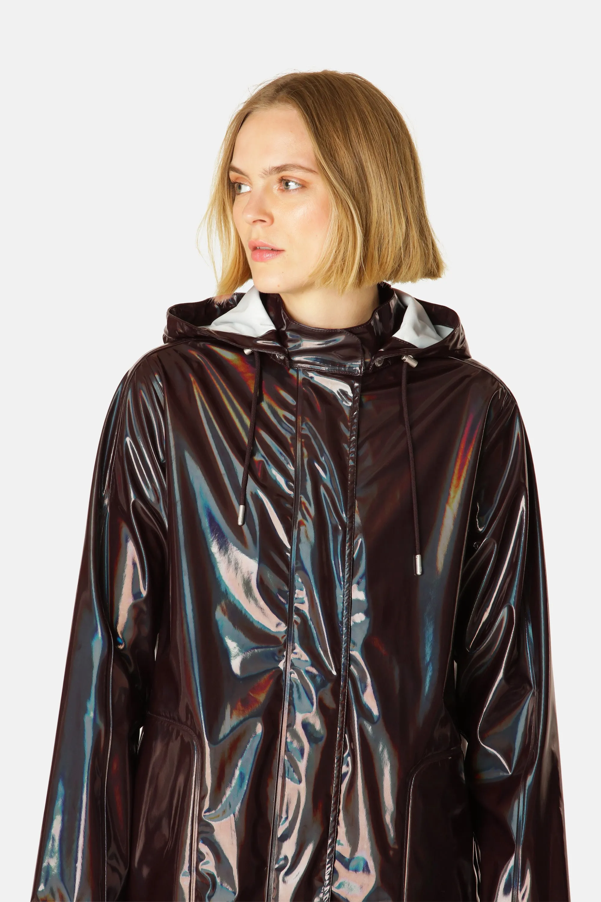 Long Raincoat - Ganache sold by Ilse Jacobsen product image thumbnail 4