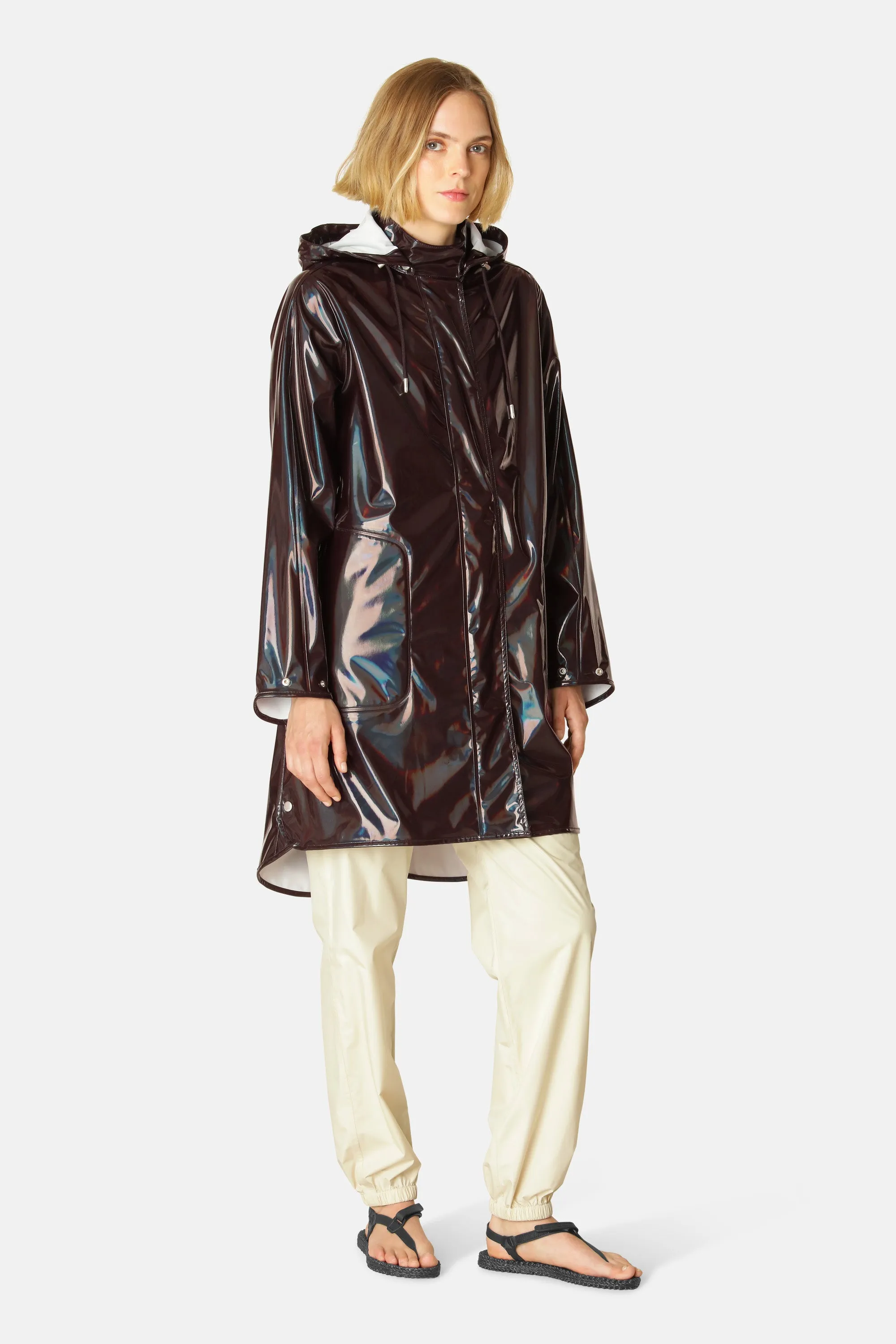 Long Raincoat - Ganache sold by Ilse Jacobsen