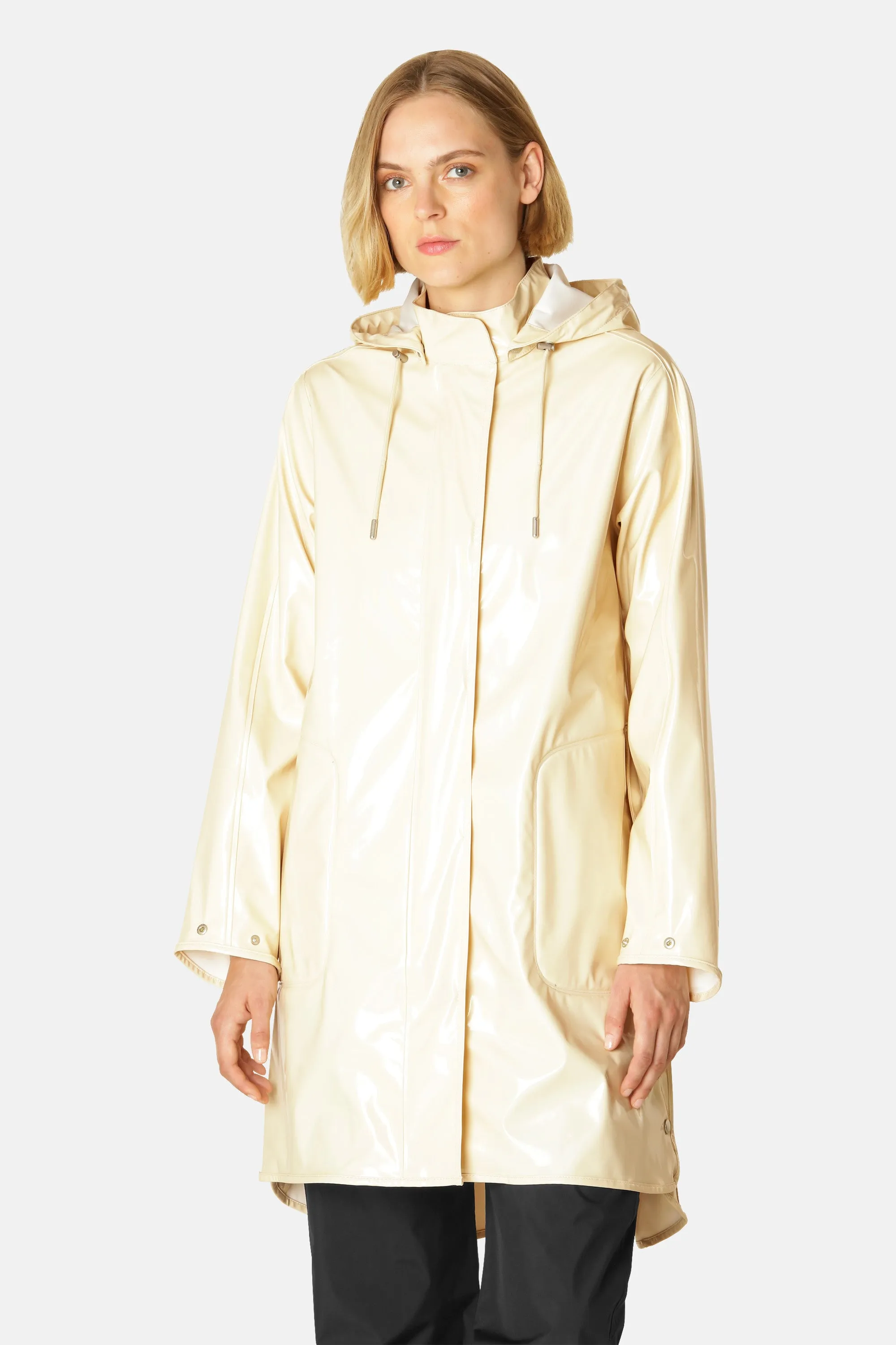 Long Raincoat - Bleached Sand sold by Ilse Jacobsen product image thumbnail 2