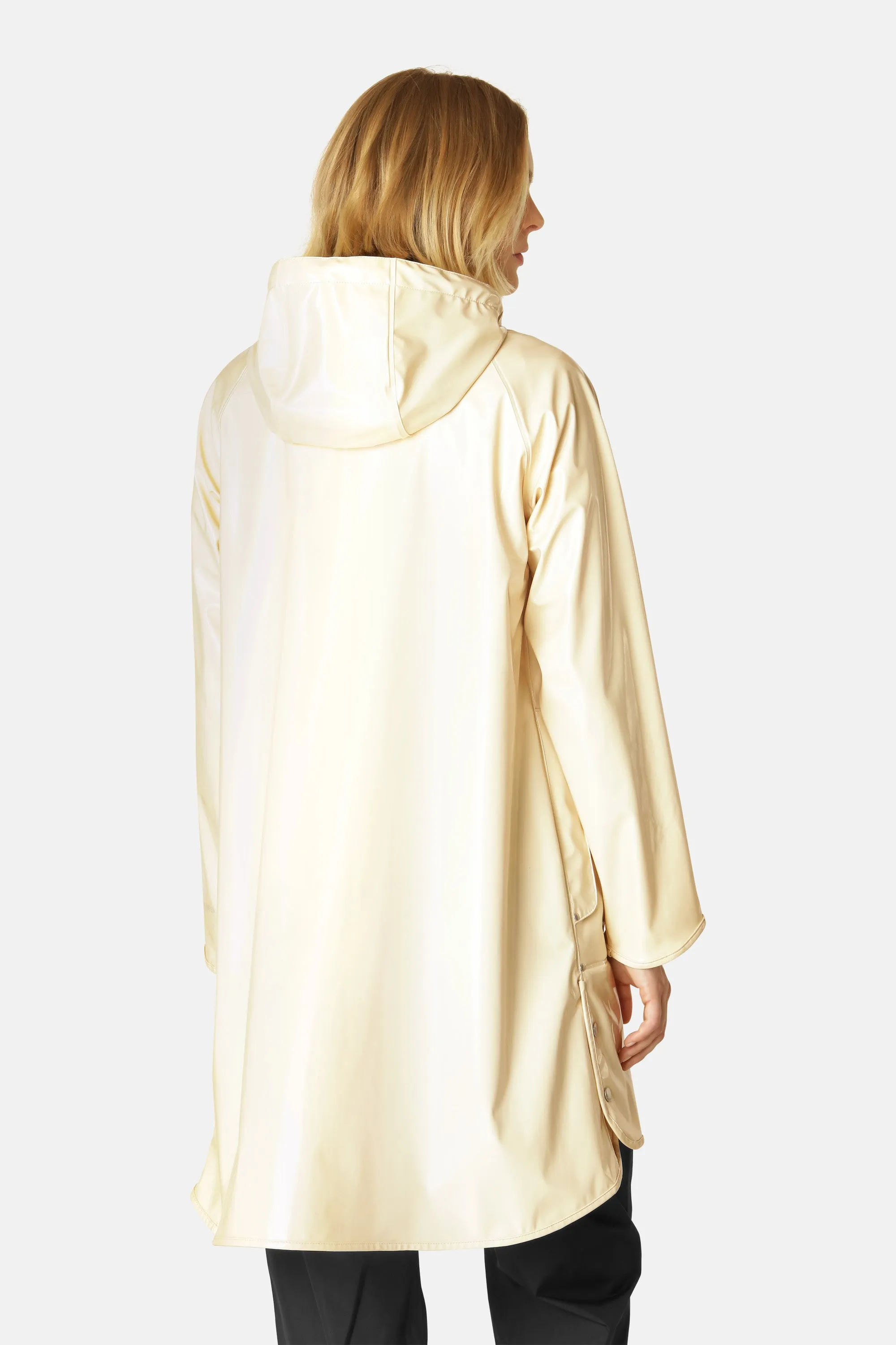 Long Raincoat - Bleached Sand sold by Ilse Jacobsen product image thumbnail 3