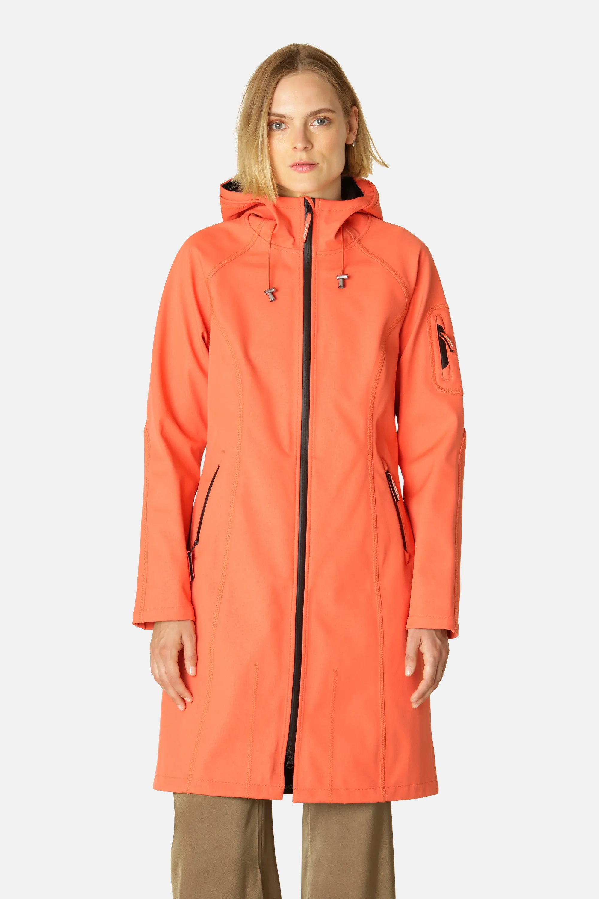 Raincoat - Hot Orange sold by Ilse Jacobsen product image thumbnail 2