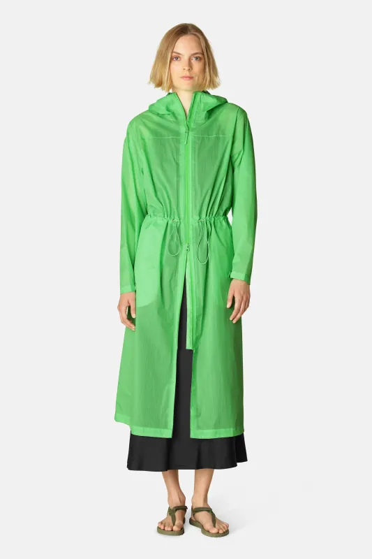 Windbreaker Rain Parka - Bright Green sold by Ilse Jacobsen