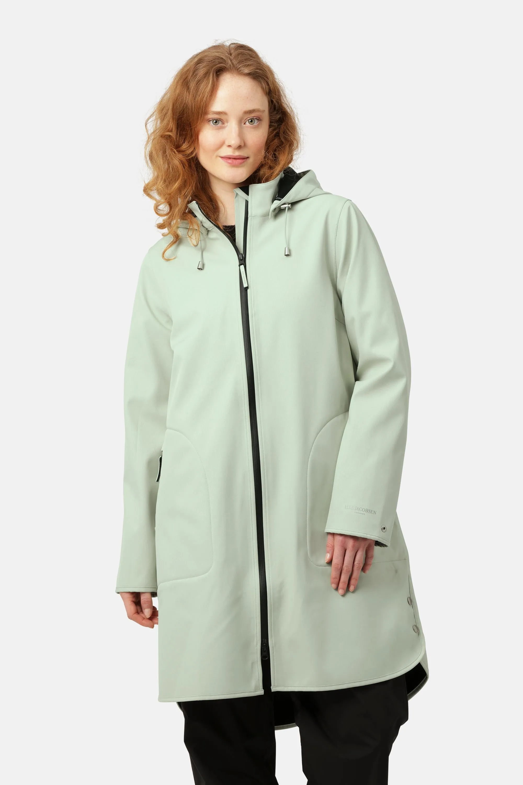 Softshell Raincoat A-line - Bok Choy sold by Ilse Jacobsen product image thumbnail 3