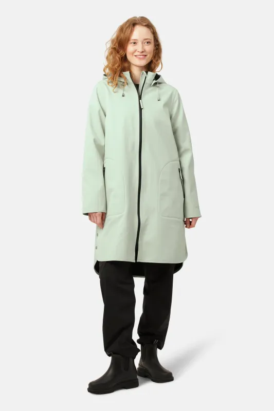 Softshell Raincoat A-line - Bok Choy sold by Ilse Jacobsen