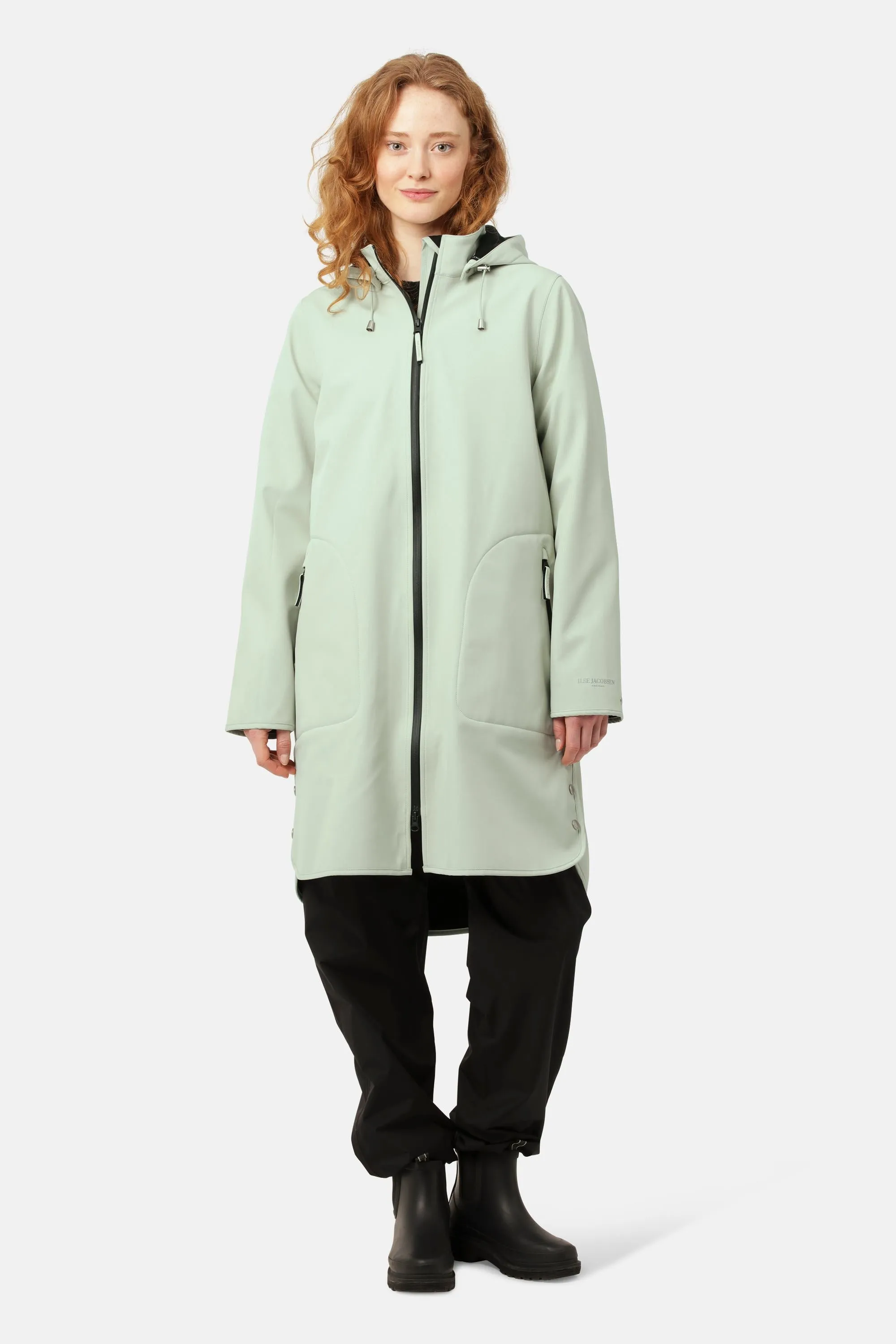 Softshell Raincoat A-line - Bok Choy sold by Ilse Jacobsen product image thumbnail 2