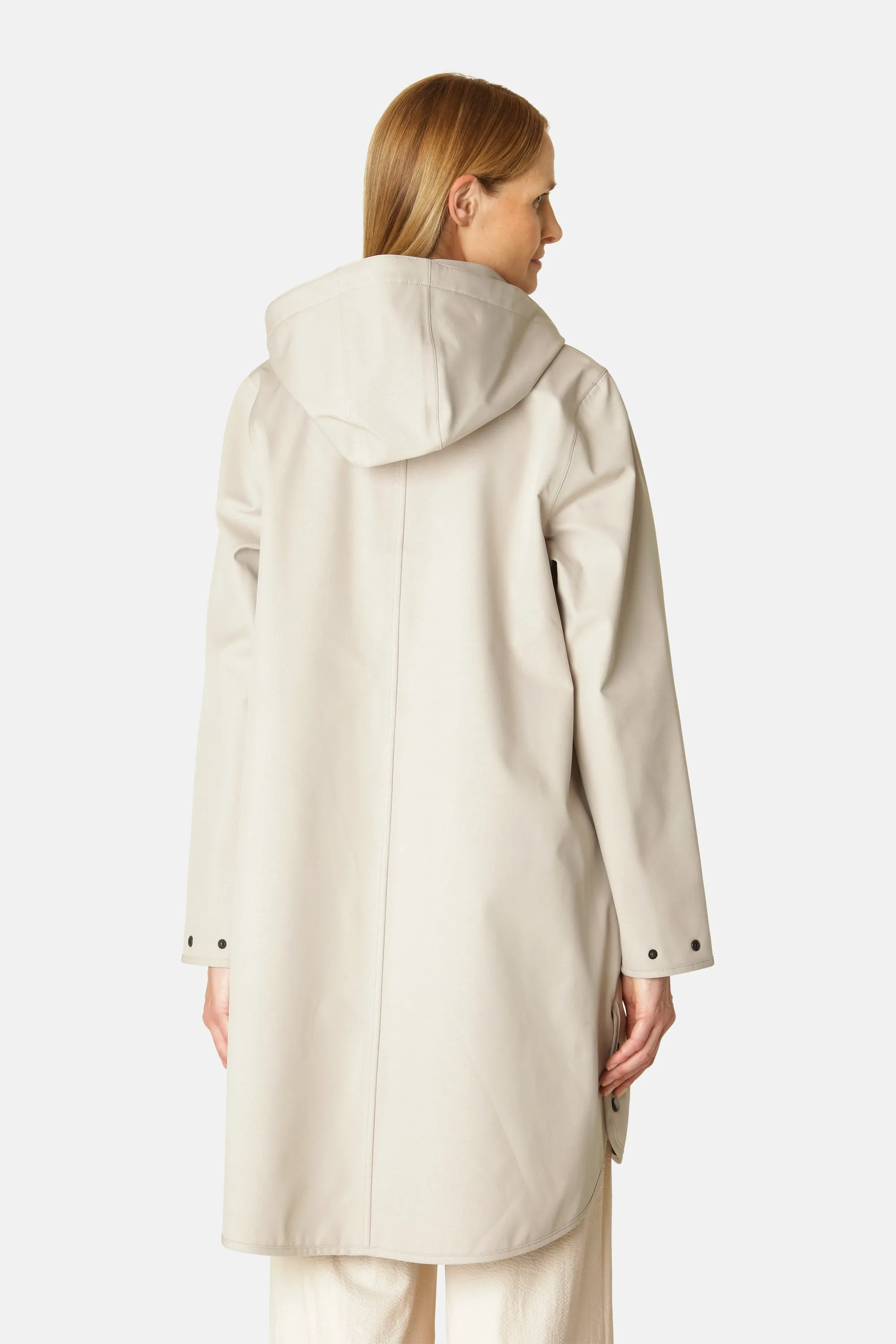 Softshell Raincoat A-line - Chateau Gray sold by Ilse Jacobsen product image thumbnail 3