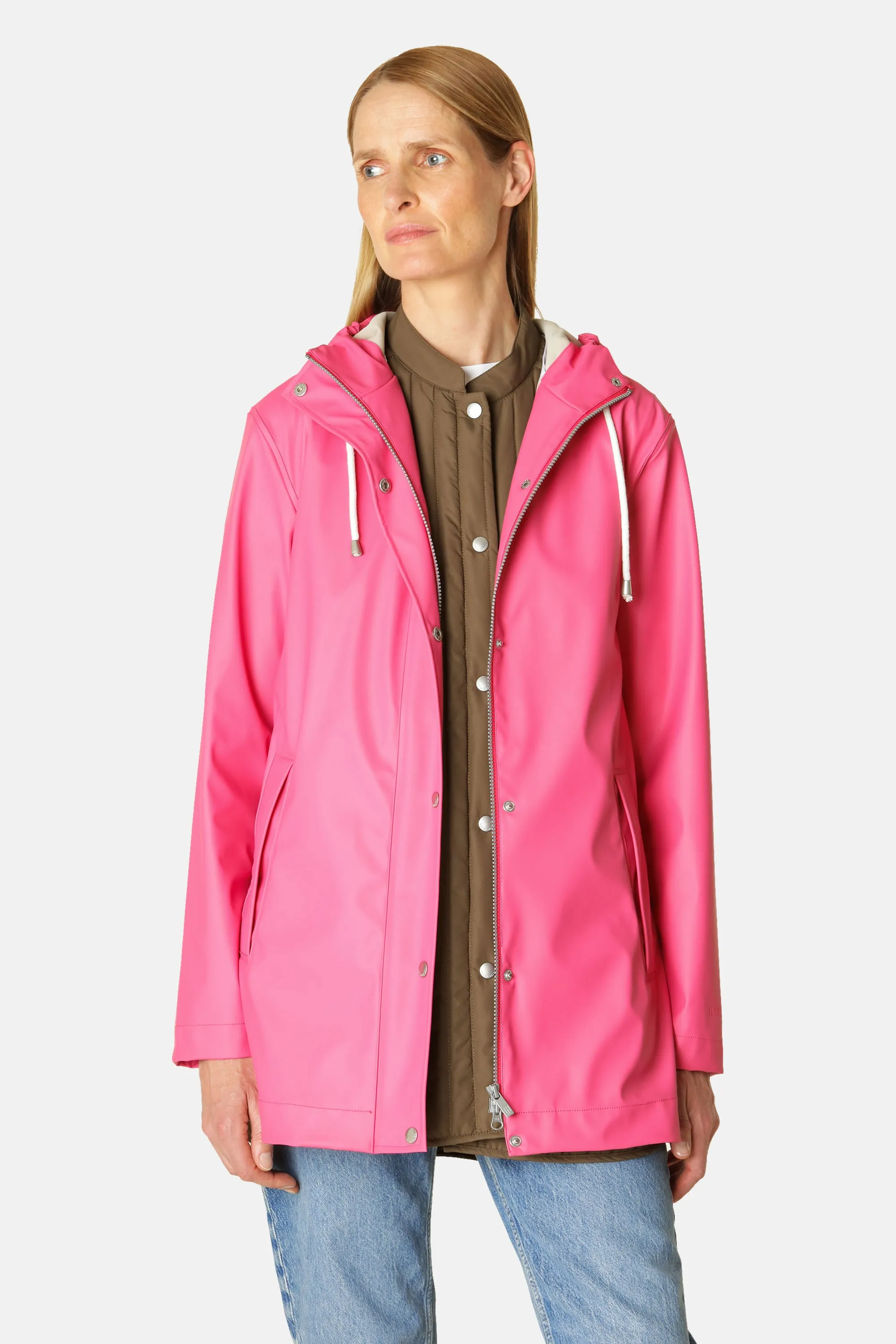 Light Raincoat - Magenta sold by Ilse Jacobsen product image thumbnail 3