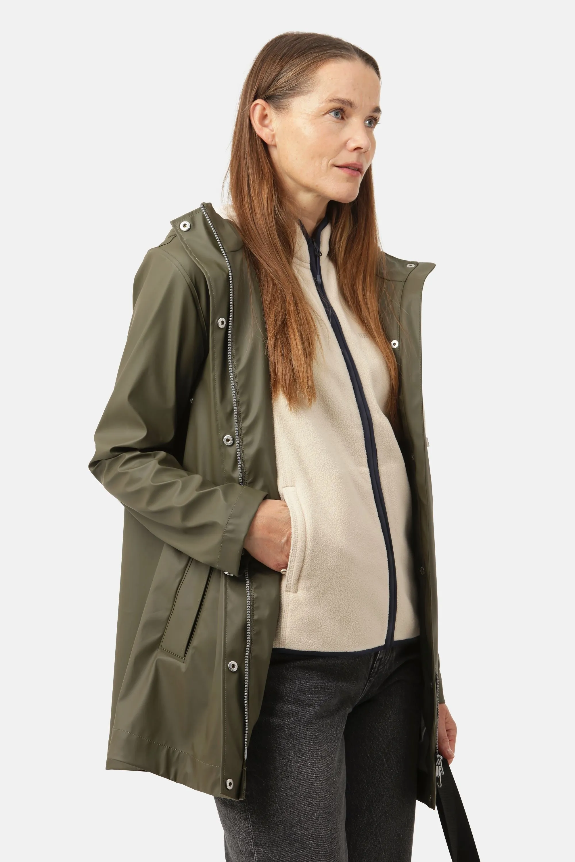 Light Raincoat - Army sold by Ilse Jacobsen product image thumbnail 4