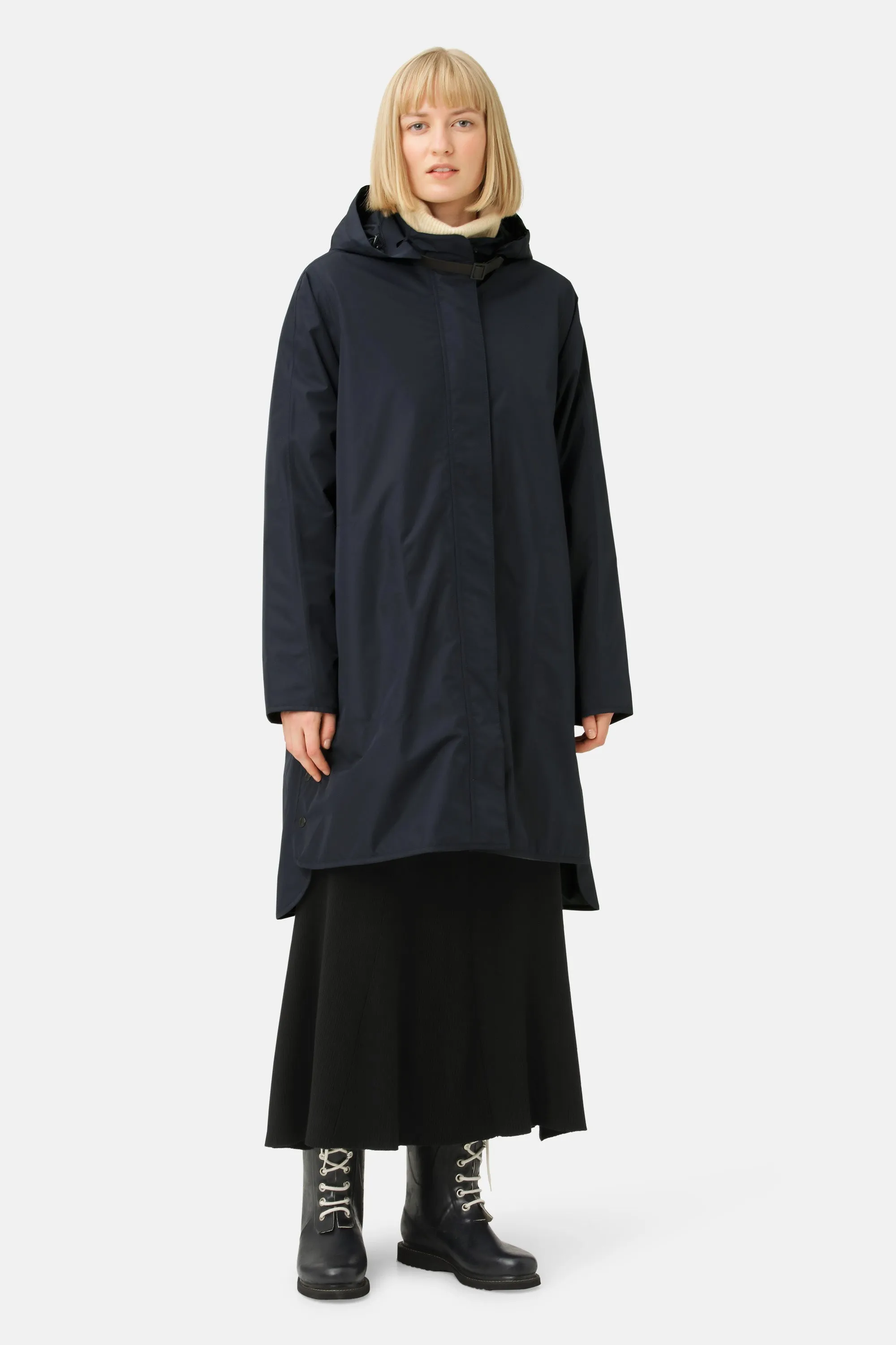 Raincoat - Dark Indigo sold by Ilse Jacobsen