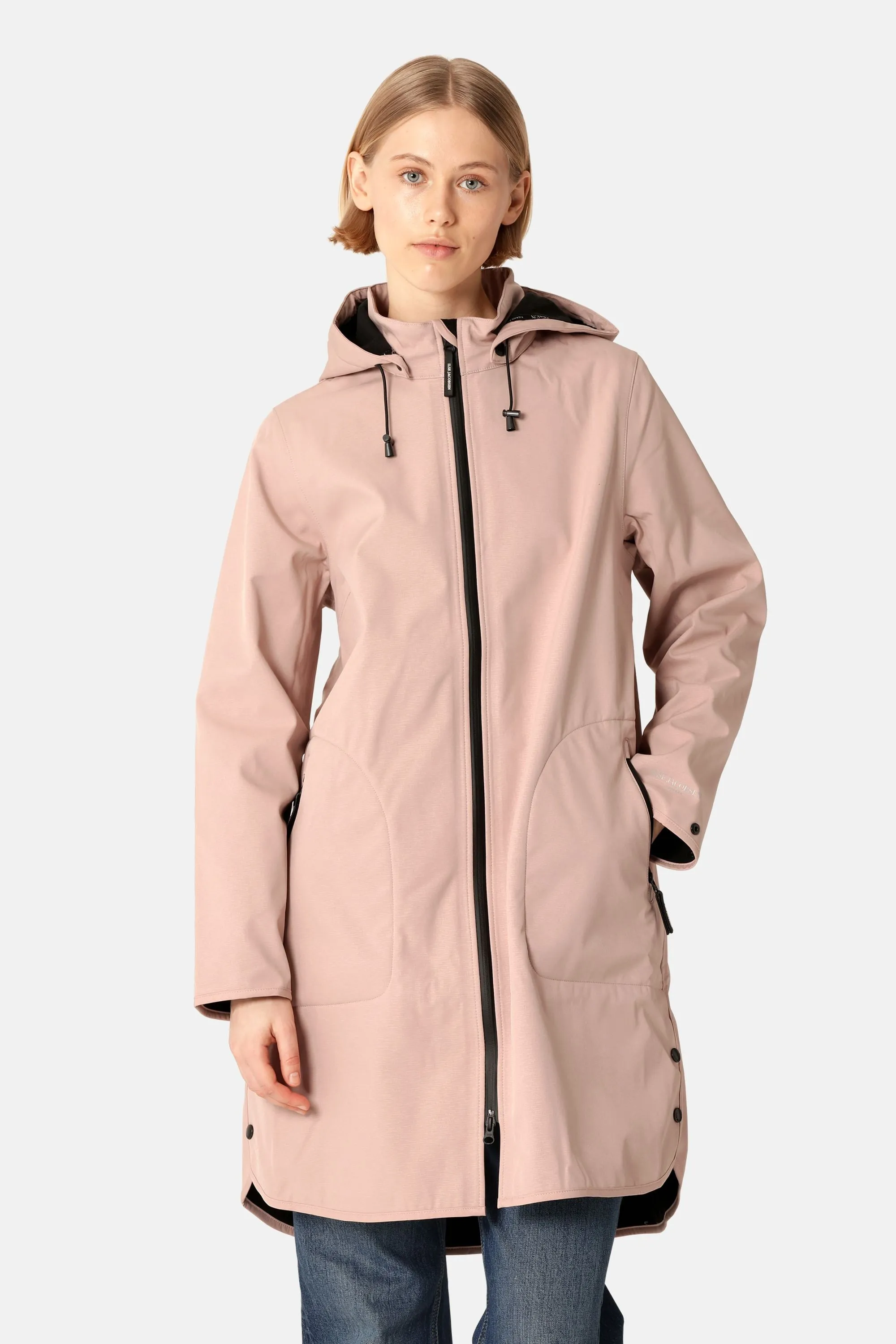 Softshell Raincoat A-line - Adobe Rose sold by Ilse Jacobsen product image thumbnail 2