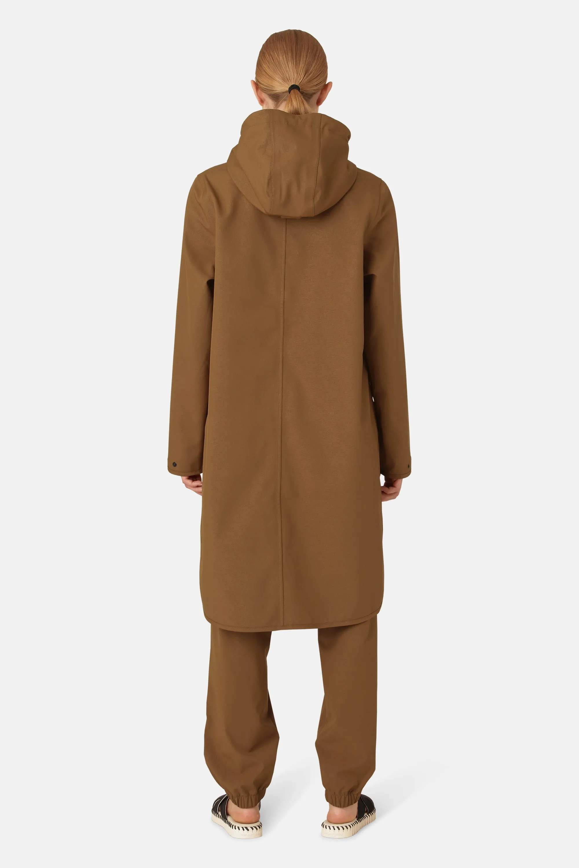 Softshell Raincoat A-line - Walnut sold by Ilse Jacobsen product image thumbnail 3