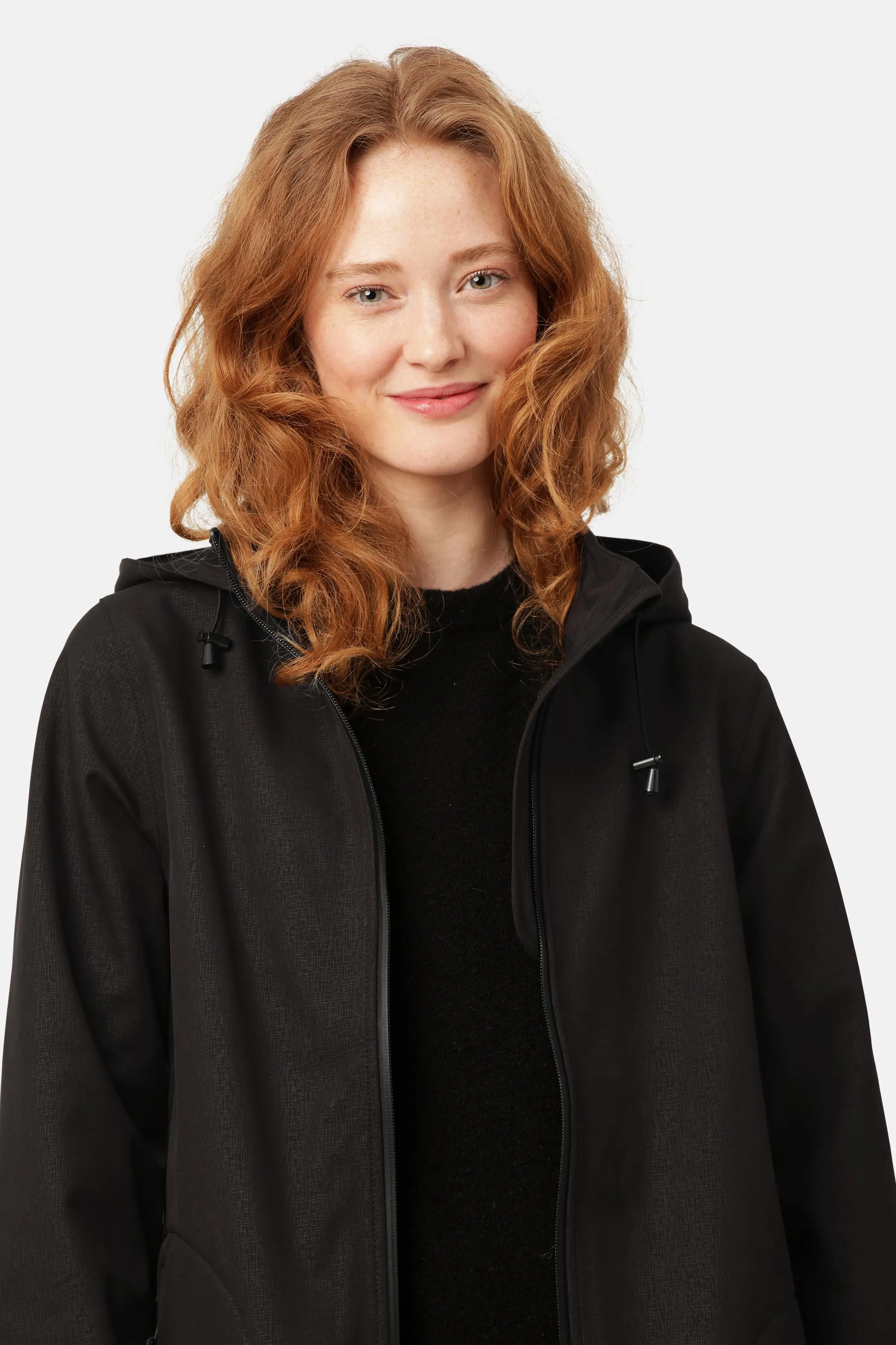 Softshell Raincoat A-line - Black sold by Ilse Jacobsen product image thumbnail 5