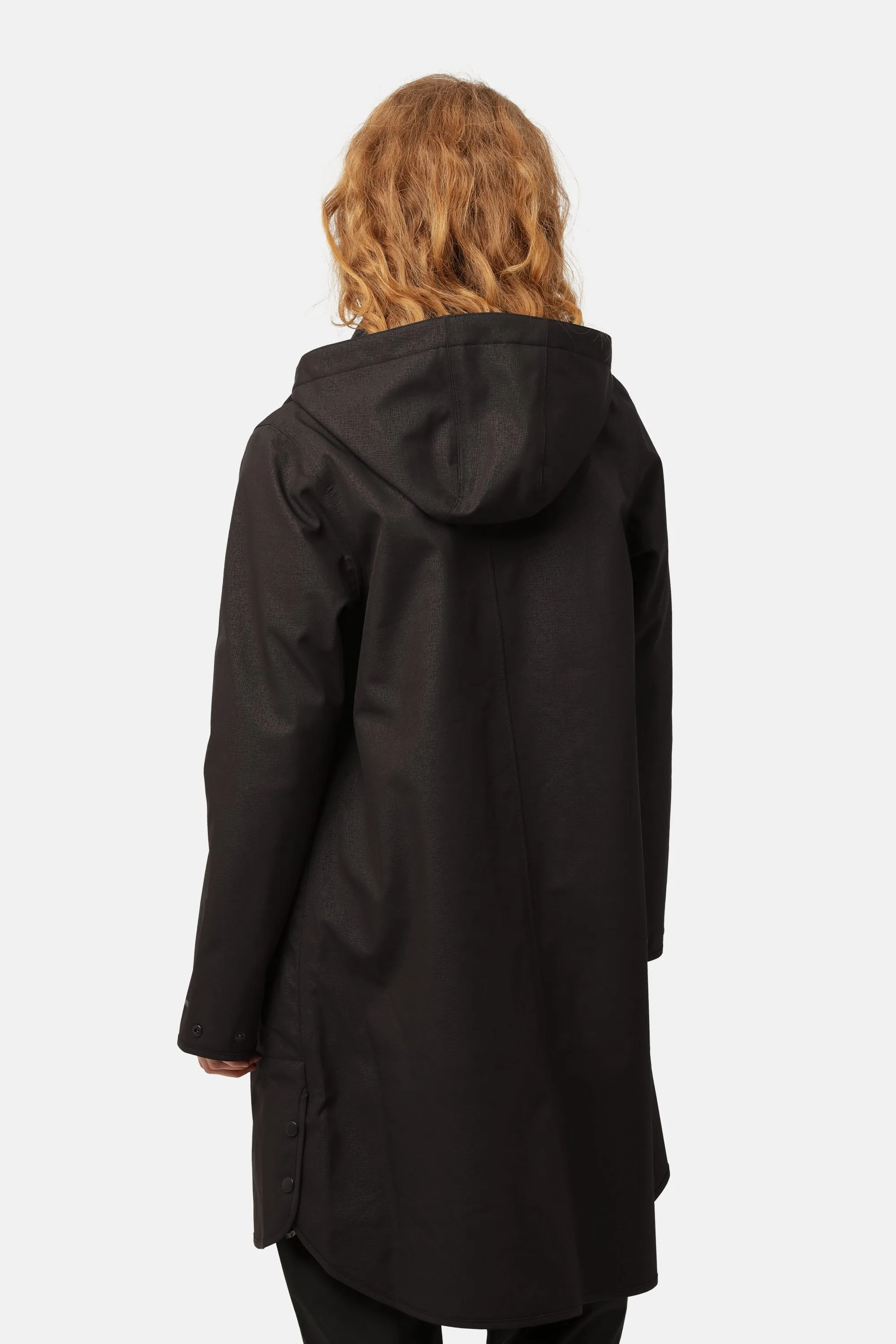 Softshell Raincoat A-line - Black sold by Ilse Jacobsen product image thumbnail 4