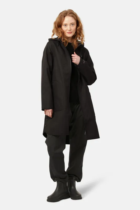 Softshell Raincoat A-line - Black sold by Ilse Jacobsen