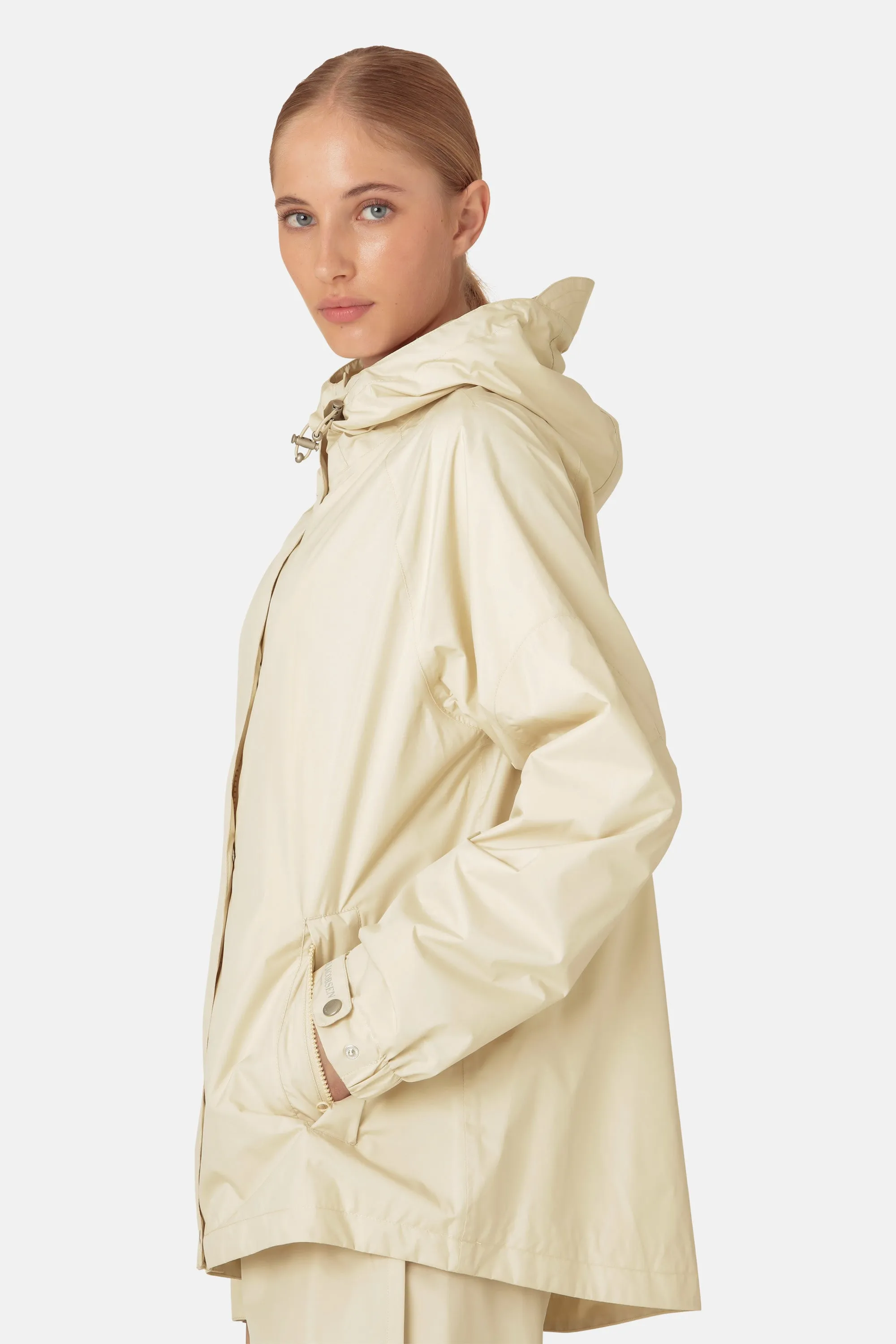 Rain jacket - Bleached Sand sold by Ilse Jacobsen product image thumbnail 2