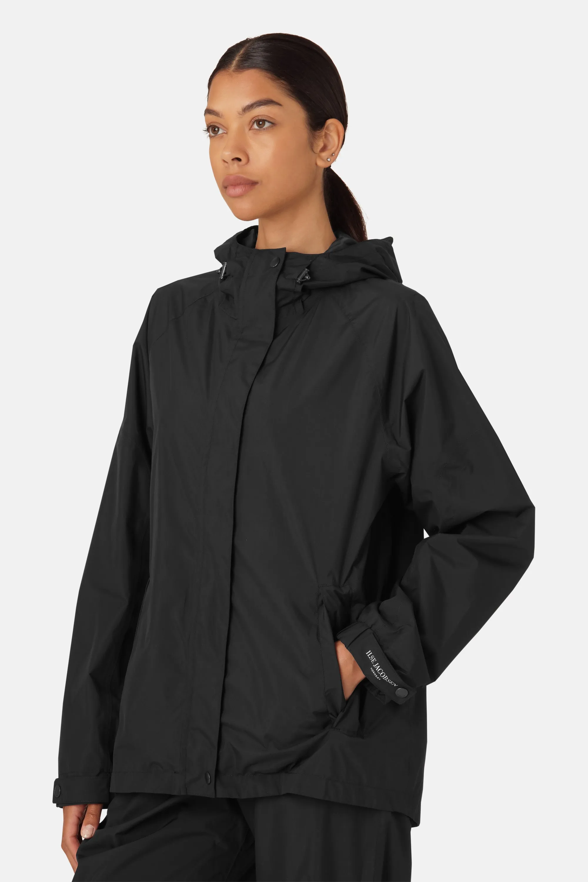 Rain jacket - Black sold by Ilse Jacobsen product image thumbnail 2