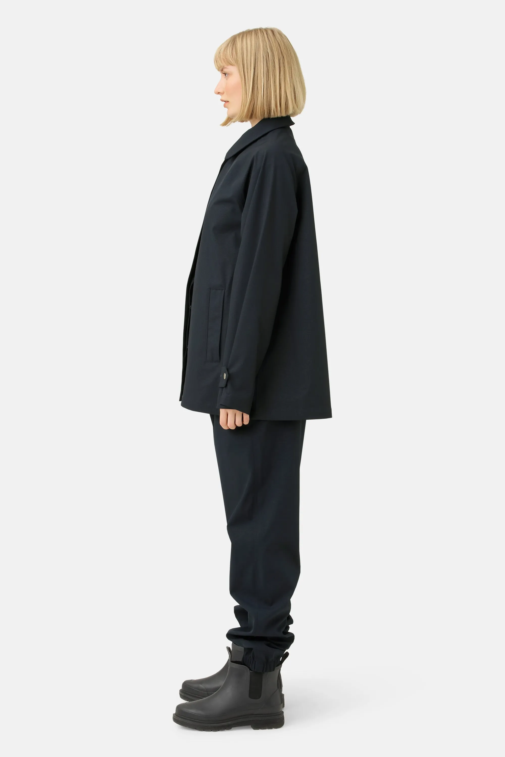 Rain jacket - Dark Indigo sold by Ilse Jacobsen product image thumbnail 2