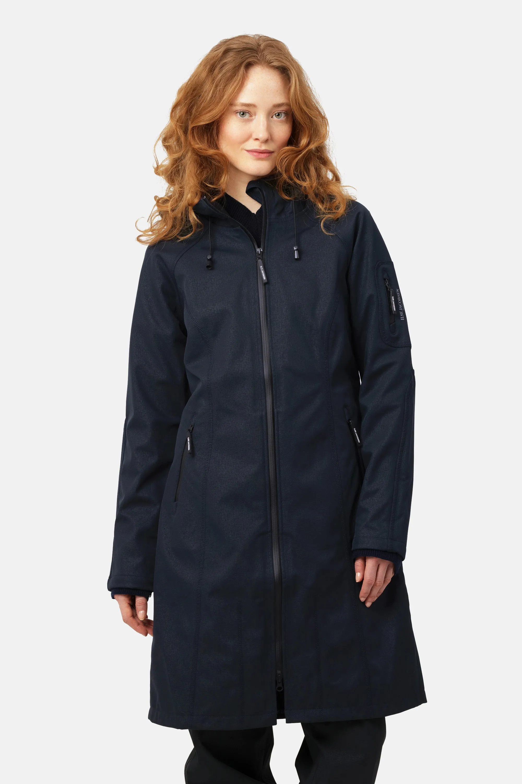 Raincoat - Dark Indigo sold by Ilse Jacobsen product image thumbnail 2