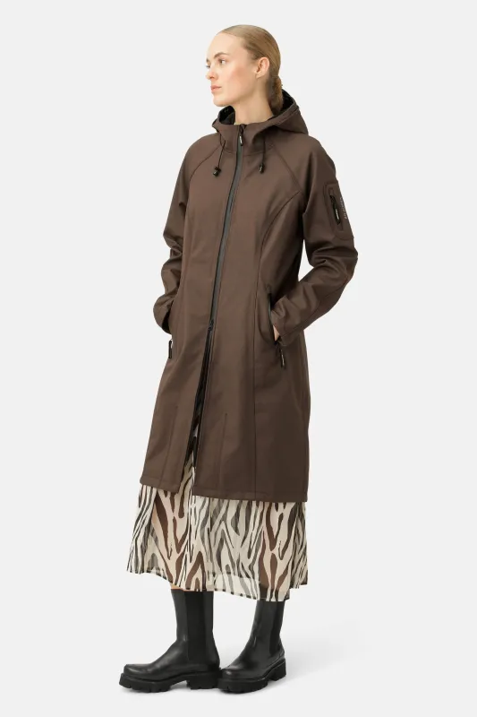 Raincoat - Chocolate Brown sold by Ilse Jacobsen