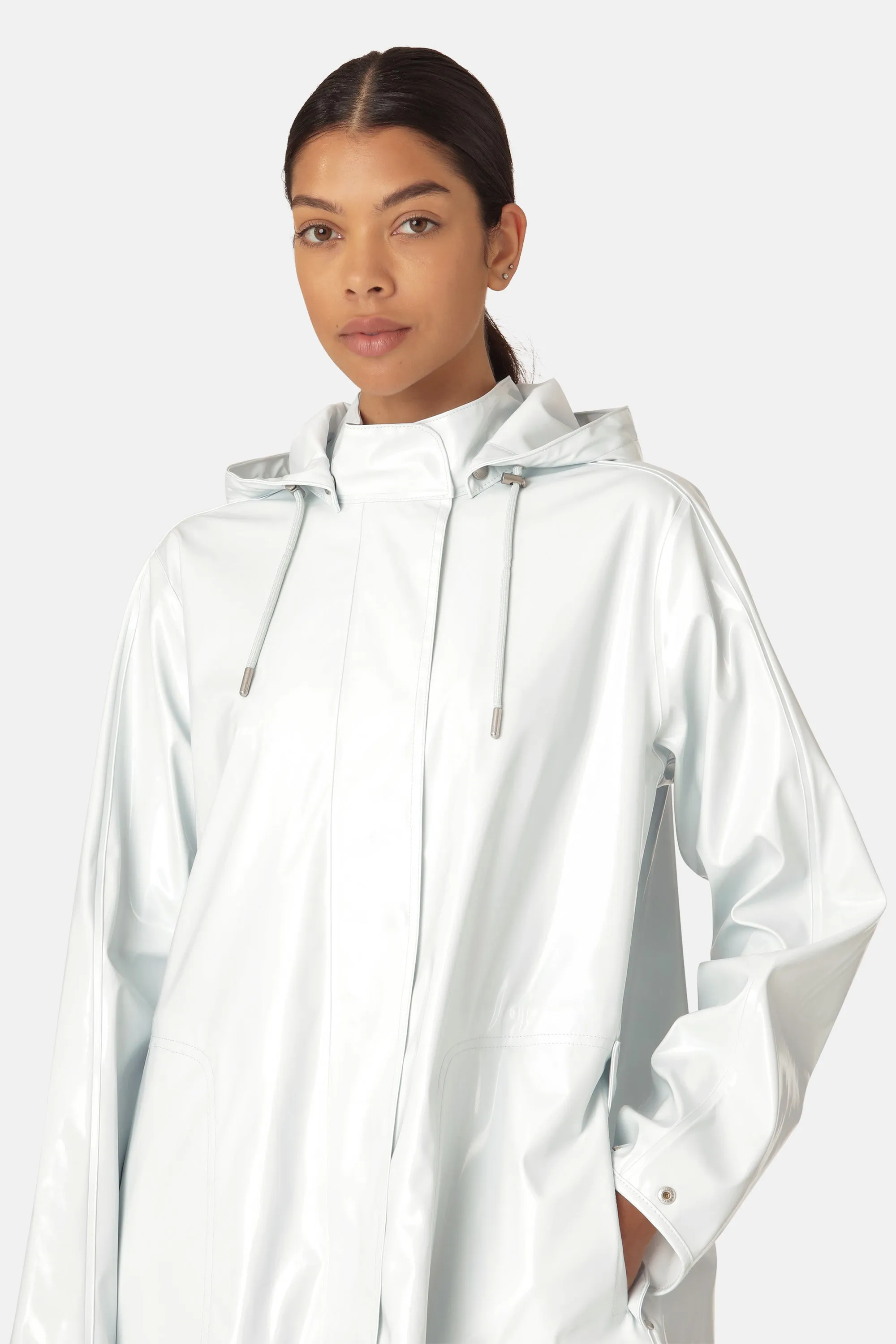 Long Raincoat - Illusion Blue sold by Ilse Jacobsen product image thumbnail 2