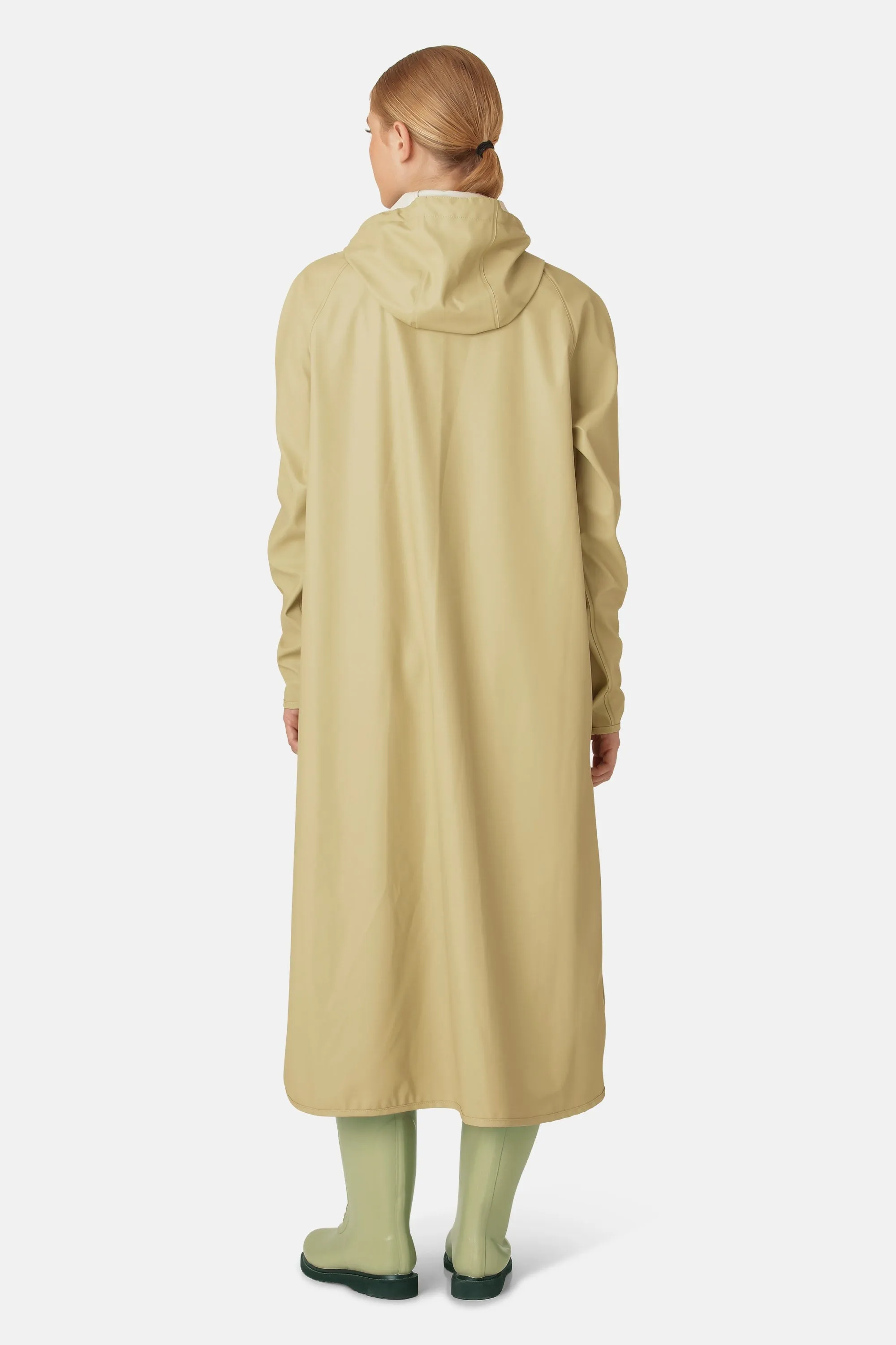 Long Light Raincoat - Olive Grass sold by Ilse Jacobsen product image thumbnail 3