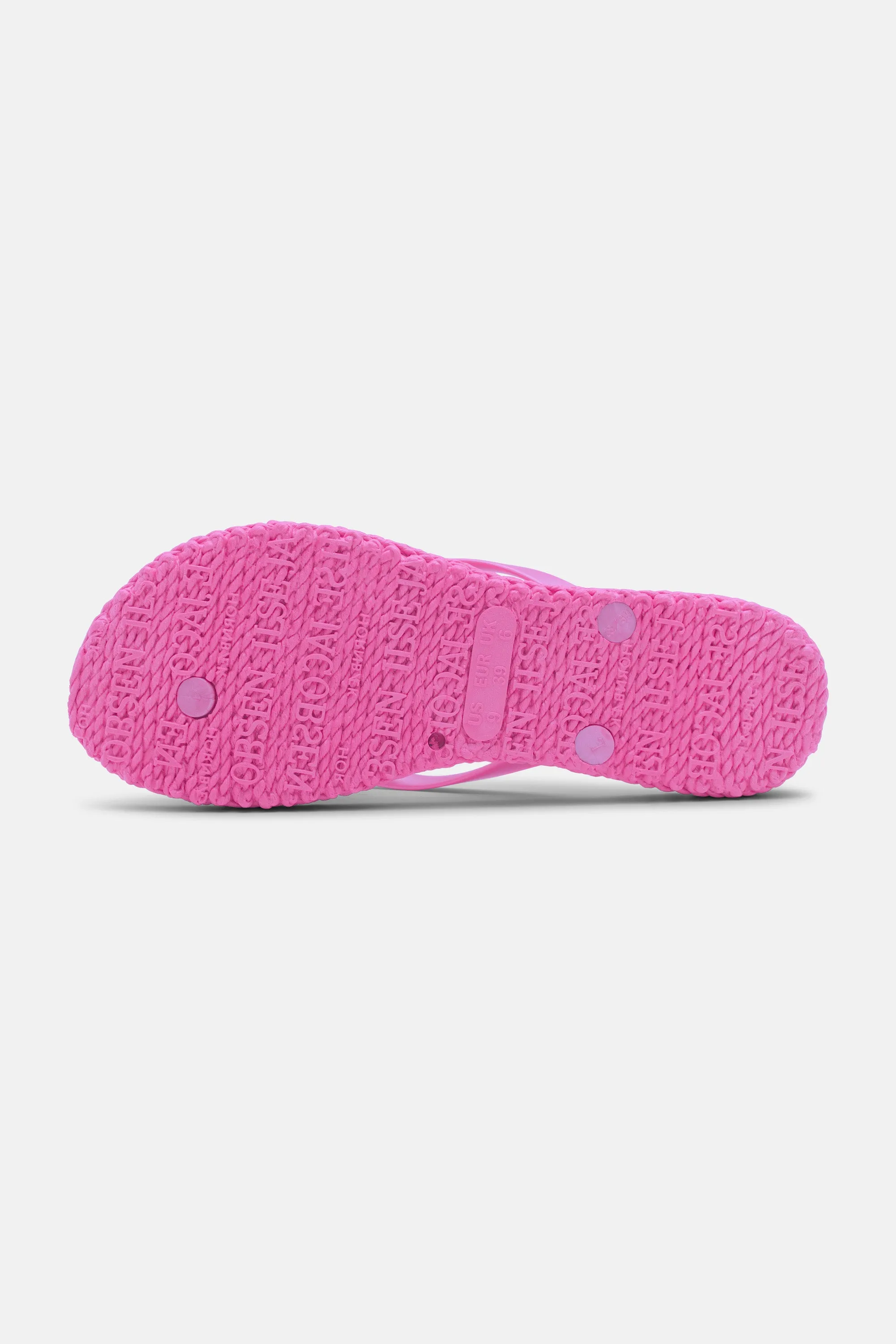Flip Flops With Logo - Azalea Pink sold by Ilse Jacobsen product image thumbnail 4