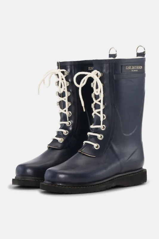 3/4 Rubber Boots - Dark Indigo sold by Ilse Jacobsen