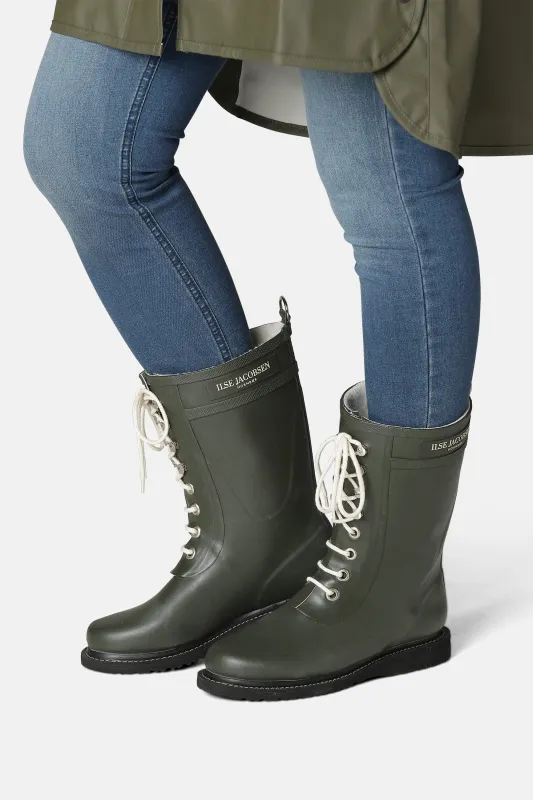 3/4 Rubber Boots - Army sold by Ilse Jacobsen