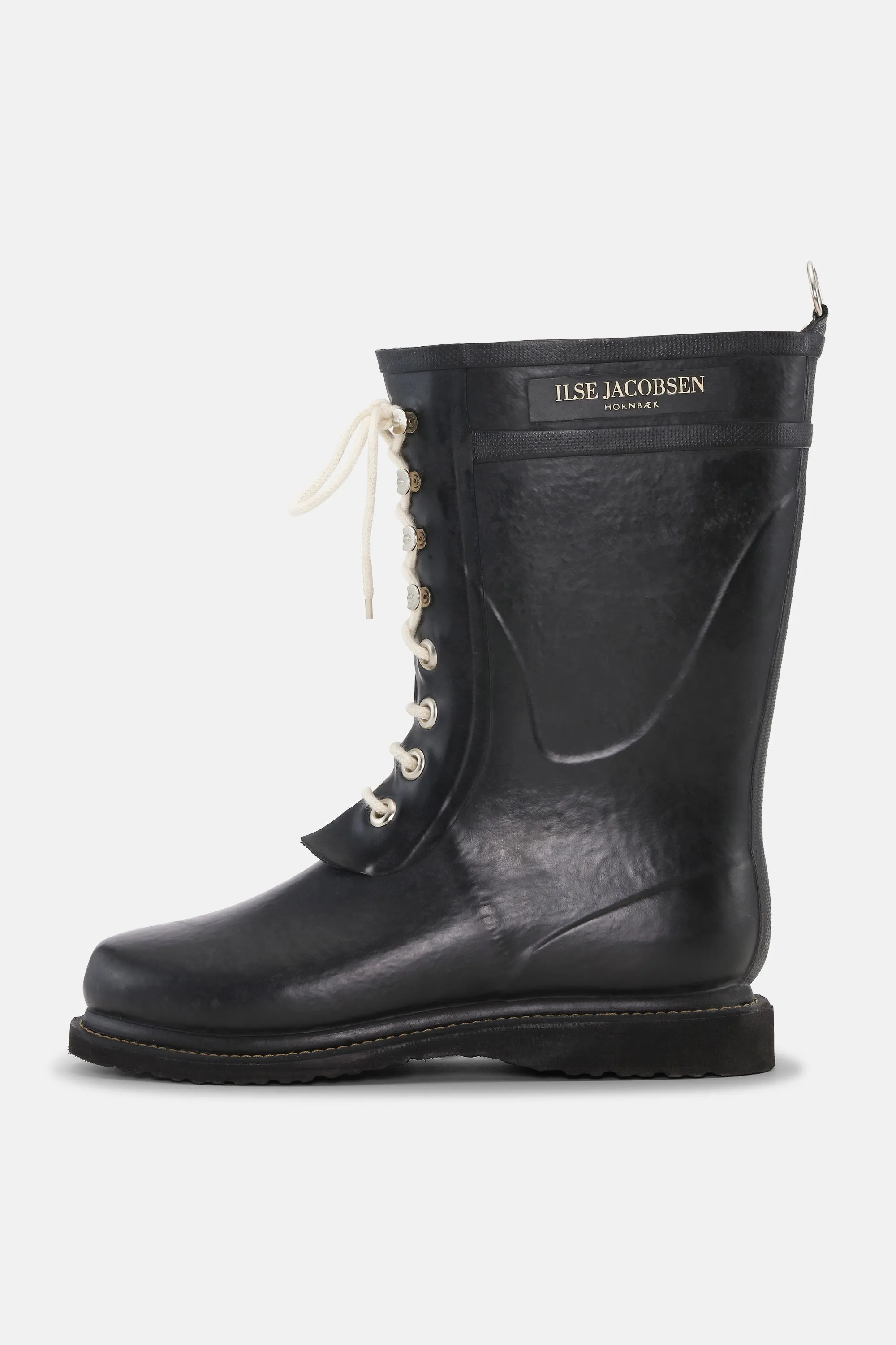 3/4 Rubber Boots - Black sold by Ilse Jacobsen product image thumbnail 3