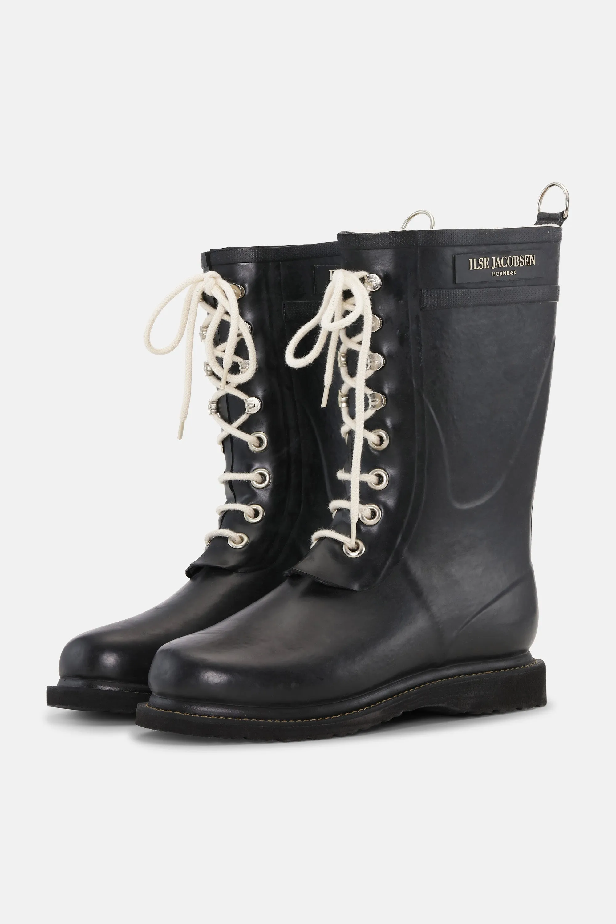 3/4 Rubber Boots - Black sold by Ilse Jacobsen product image thumbnail 2