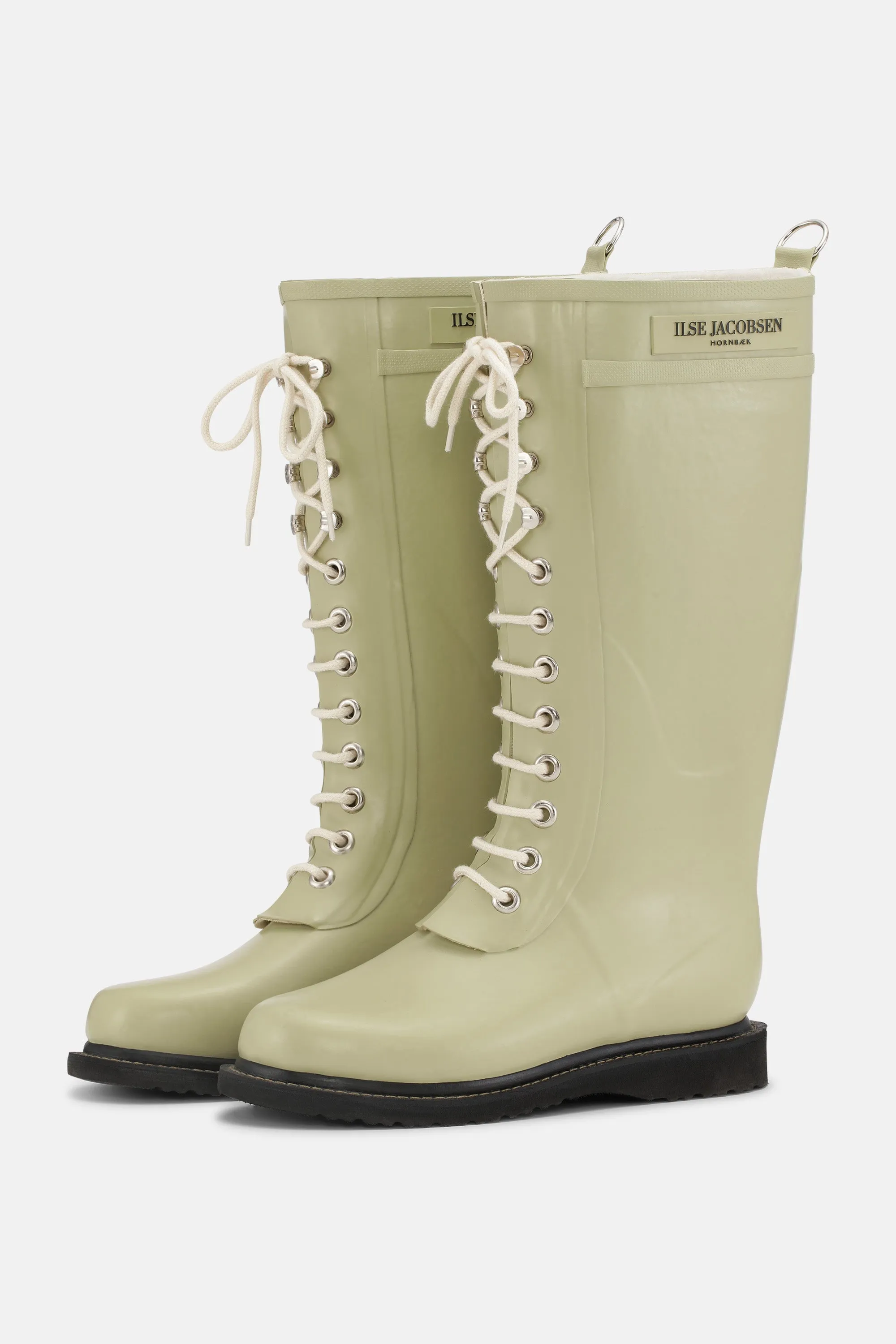 Long Rubber Boots - Olive Grass sold by Ilse Jacobsen