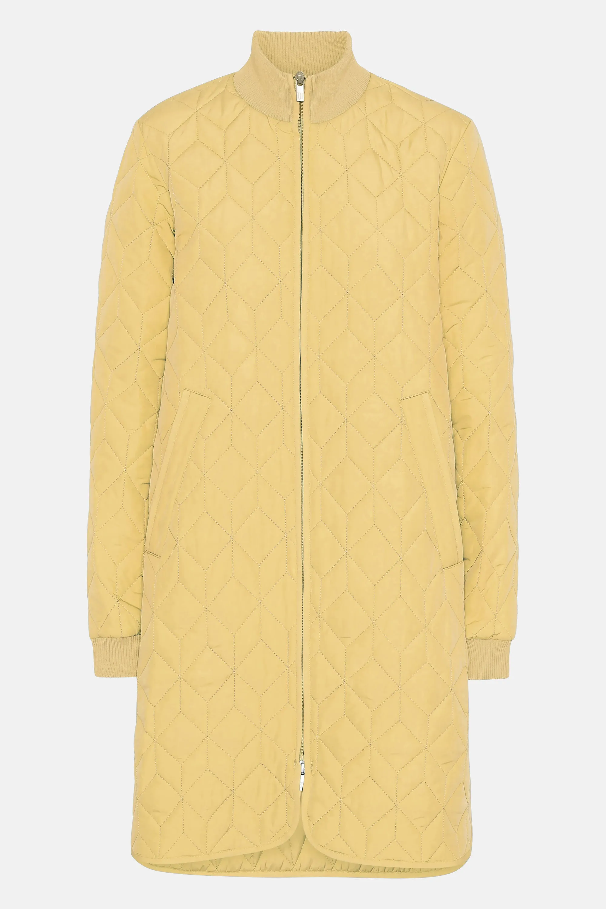 Long Padded Quilt Jacket - Marigold sold by Ilse Jacobsen product image thumbnail 4