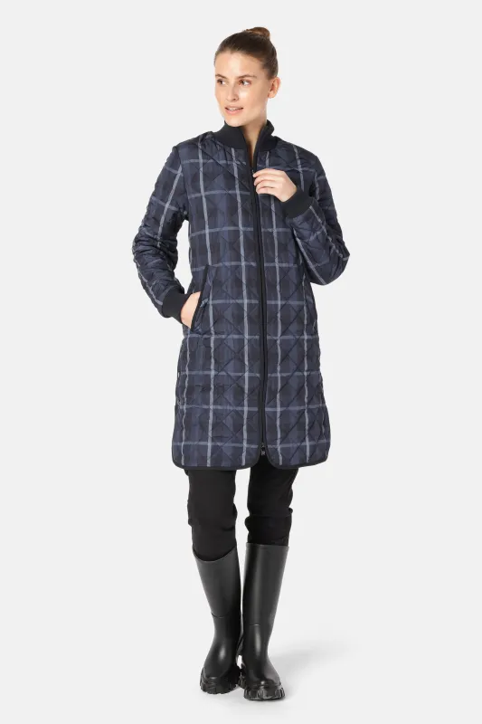 Padded Coat - True Navy sold by Ilse Jacobsen