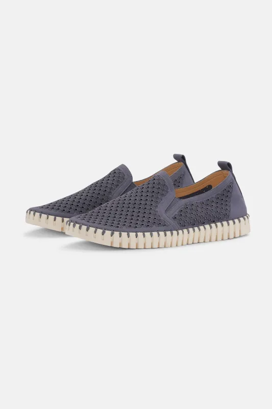 Men’s Comfort Shoes - Grey Blue sold by Ilse Jacobsen