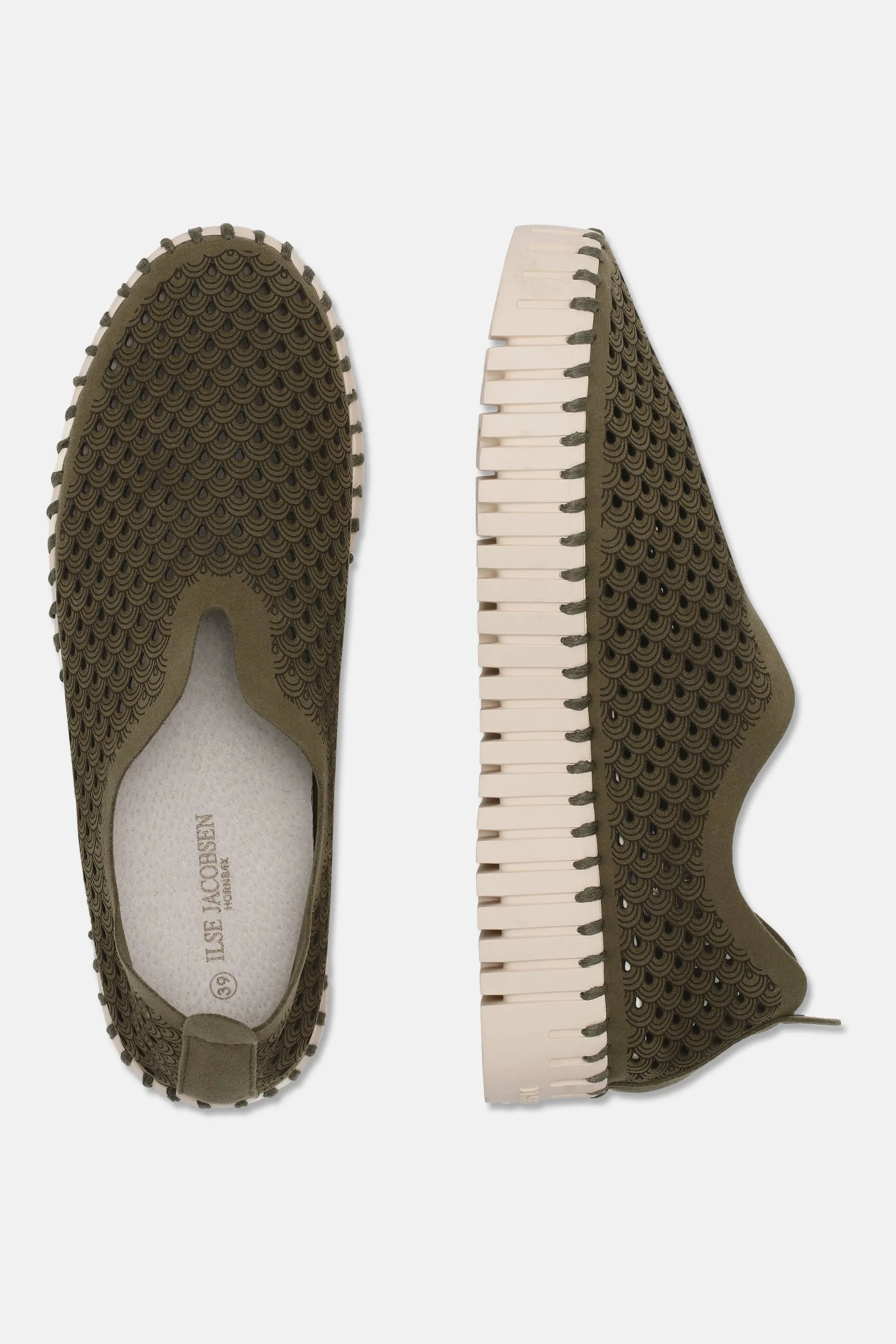 Platform Tulip Flats - Deep Olive sold by Ilse Jacobsen product image thumbnail 4