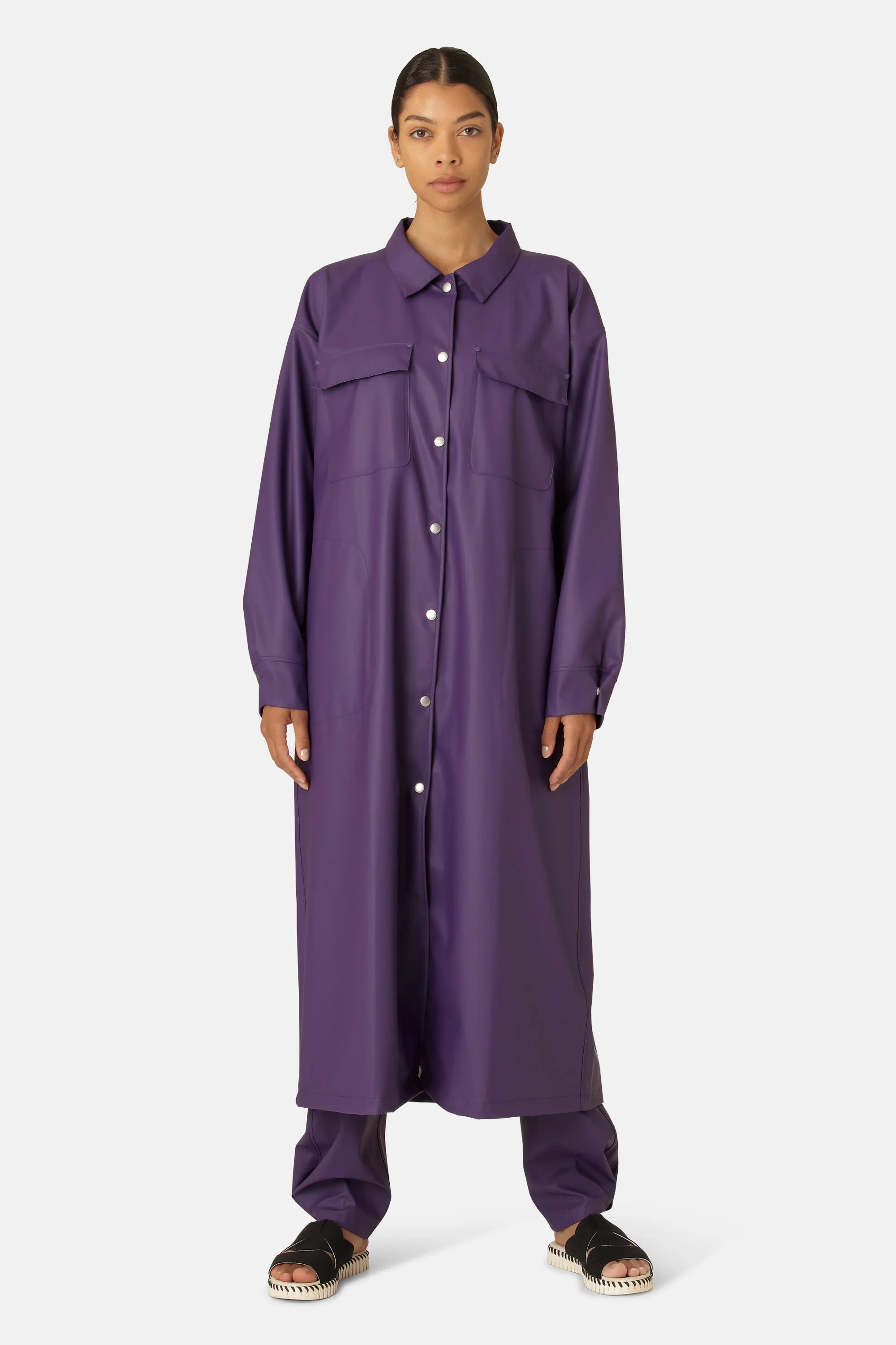 Raincoat - Purple Rain sold by Ilse Jacobsen
