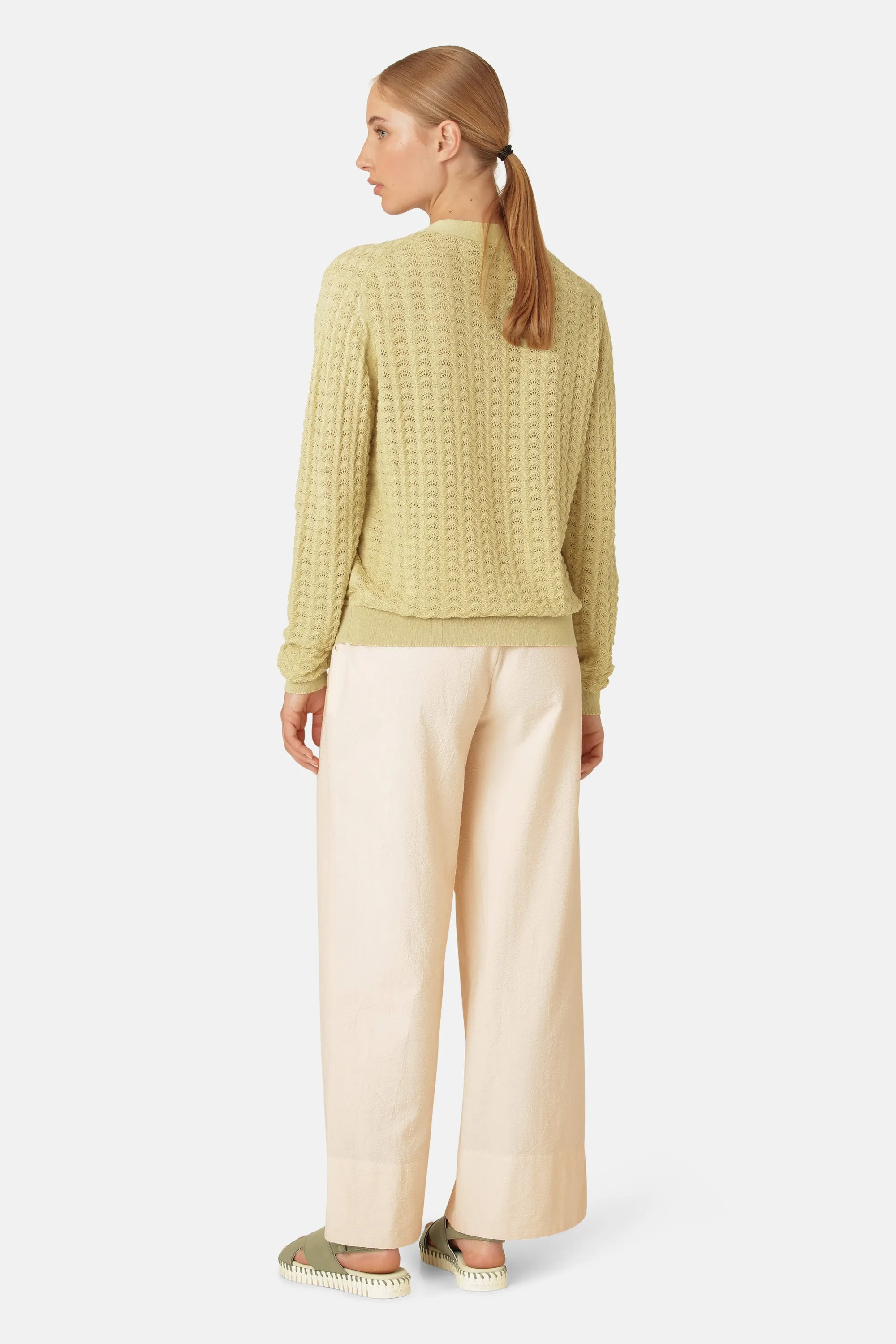 Cardigan - Olive Grass sold by Ilse Jacobsen product image thumbnail 3