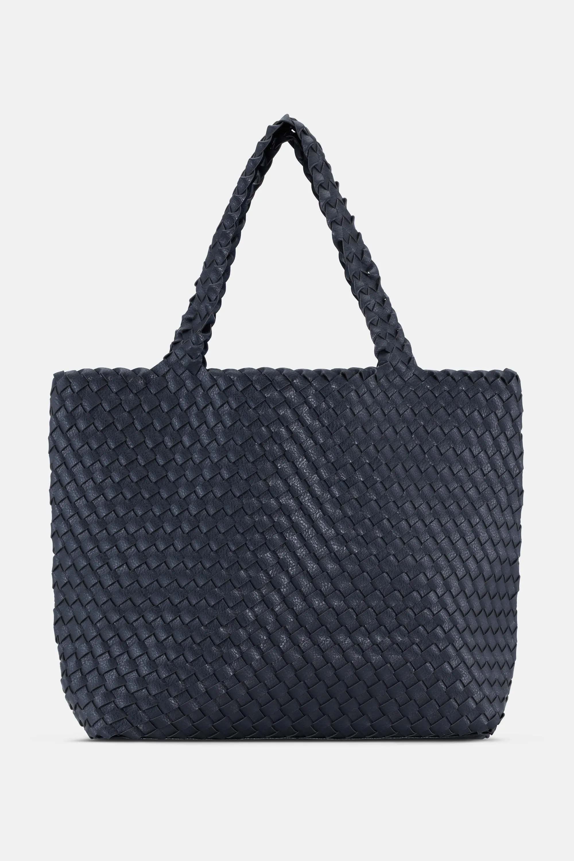 Tote Bag Braided - Navy Metallic Blue sold by Ilse Jacobsen product image thumbnail 3