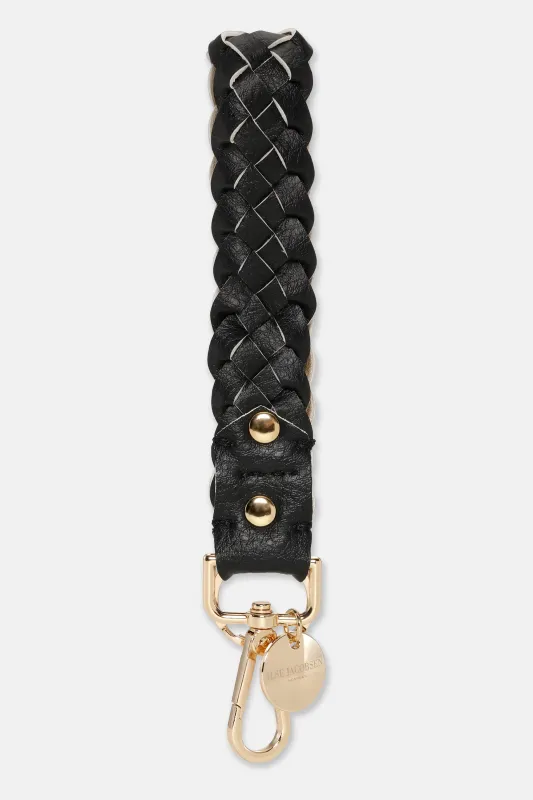 Braided Keychain - Black Platin sold by Ilse Jacobsen