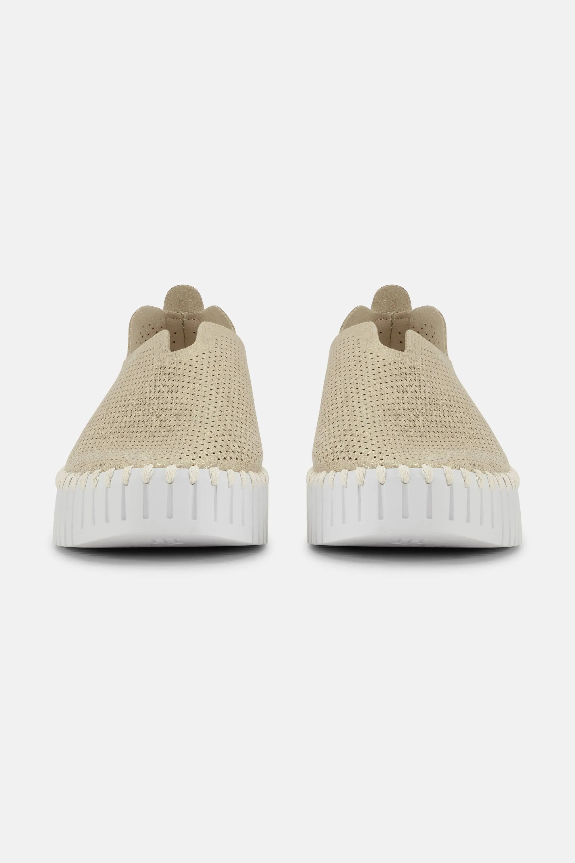 Platform Tulip Sko Glitter - Platin White sold by Ilse Jacobsen product image thumbnail 5