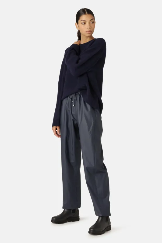 Rain Trousers - Dark Indigo made by Ilse Jacobsen