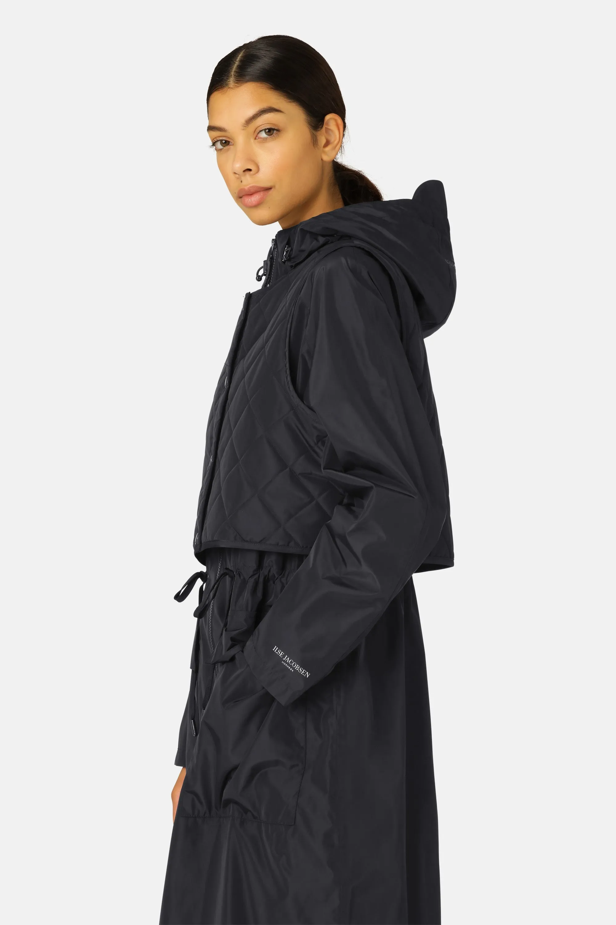 Raincoat - Black sold by Ilse Jacobsen product image thumbnail 3