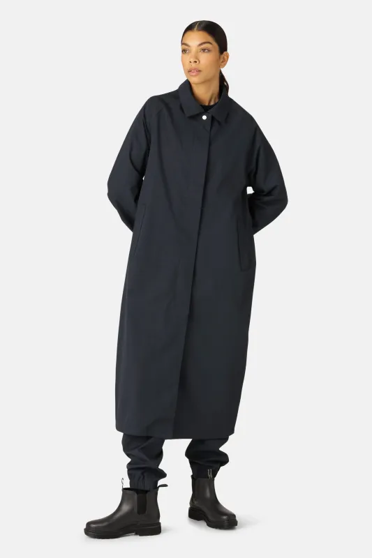 Raincoat - Dark Indigo sold by Ilse Jacobsen