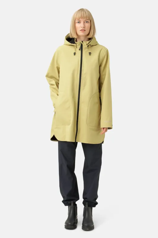 Softshell Raincoat A-line - Citronella sold by Ilse Jacobsen