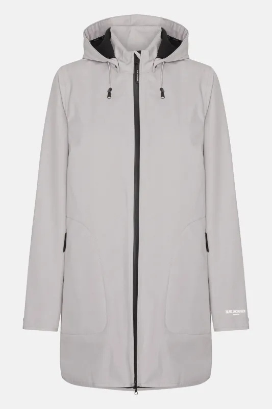 Softshell Raincoat A-line - Concrete sold by Ilse Jacobsen