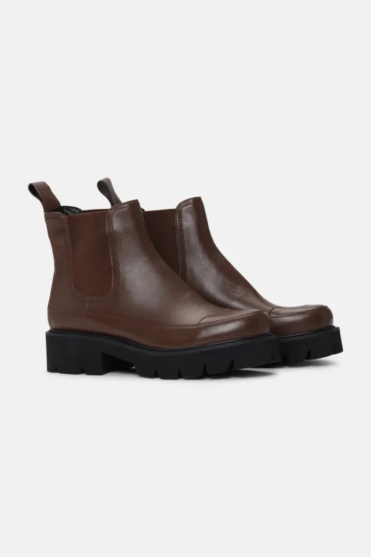 Ankle Boots - Dark Cognac sold by Ilse Jacobsen