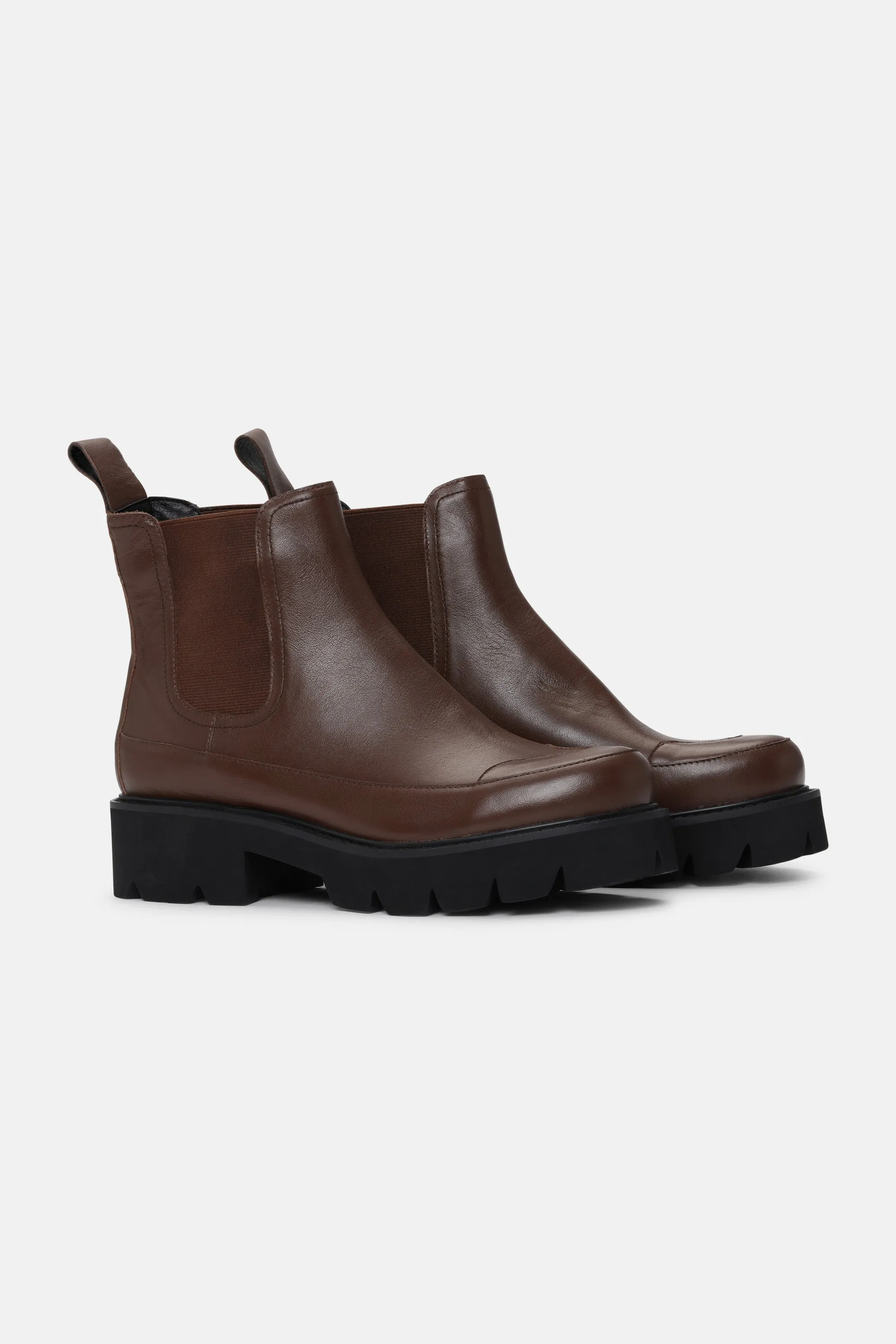 Ankle Boots - Dark Cognac sold by Ilse Jacobsen